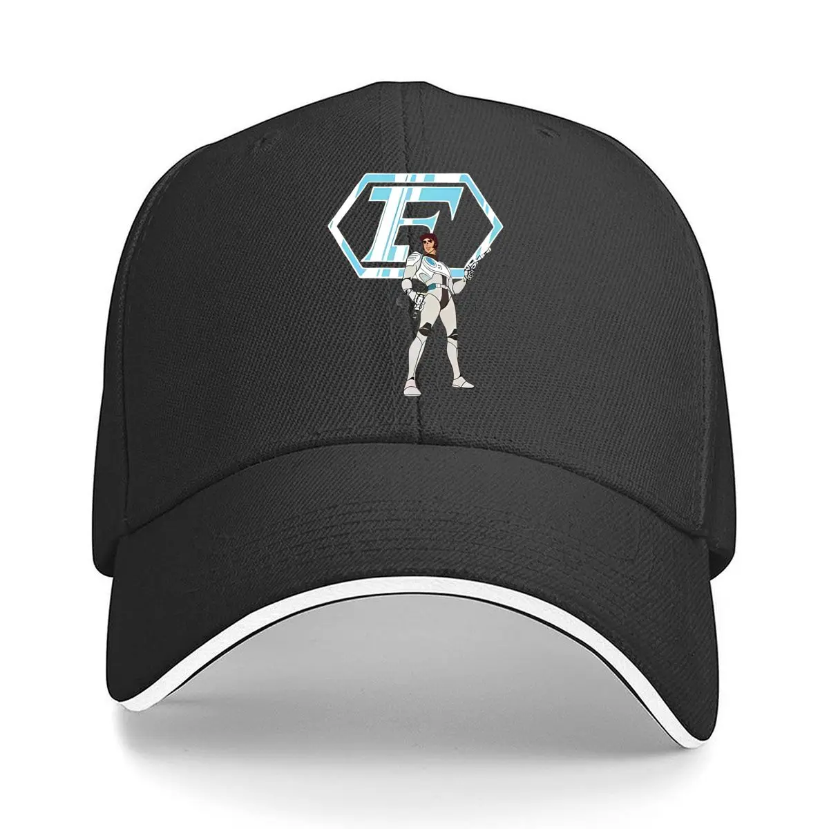 Futuristic Female Robot Armor Sci Fi Sandwich Baseball Cap Outdoor