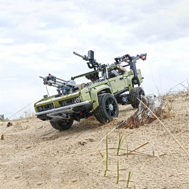 2111 個 MOC マッドマックス クローカー 2 テクニカルモデルビルディングブロック組み立てる DIY 教育玩具レンガ子供クリスマスギフト誕生日