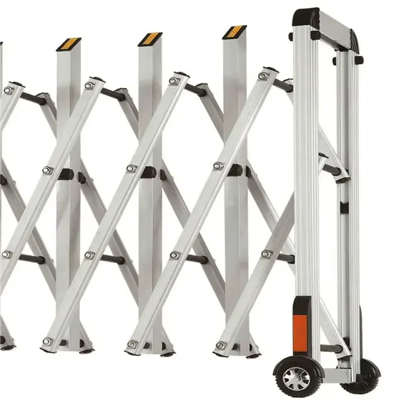 Aluminium Fence Manual Retractable Accordion Barrier for Government