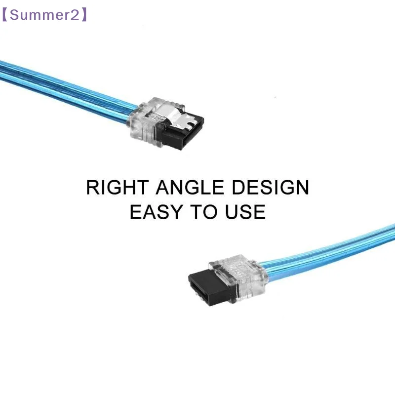 ATA 3.0 III 6Gb/s 10cm Hard Disk Drive Data Serial ATA Straight Cable 26AWG For HDD SSD Cord Line 7pin Sata Cable〔Sum2〕