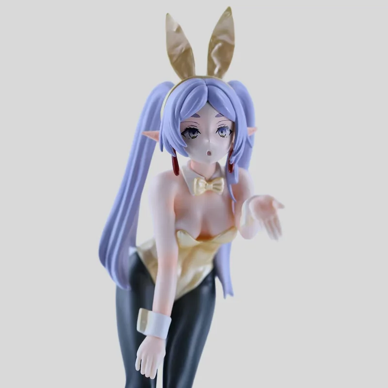 

Коллекционная фигурка аниме-персонажа: очаровательная девочка-кролик в сидячей позе, ПВХ-модель, настольное украшение для фанатов аниме