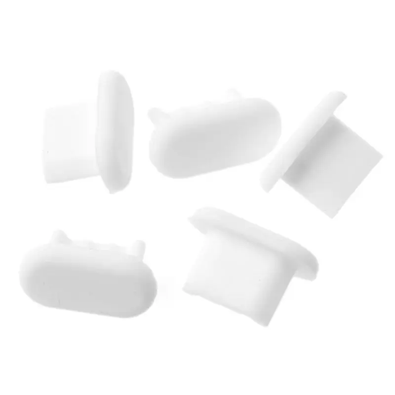 10 sets oplaadpoort Micro USB-stekker voor bescherming 3,5 mm koptelefoonjacks