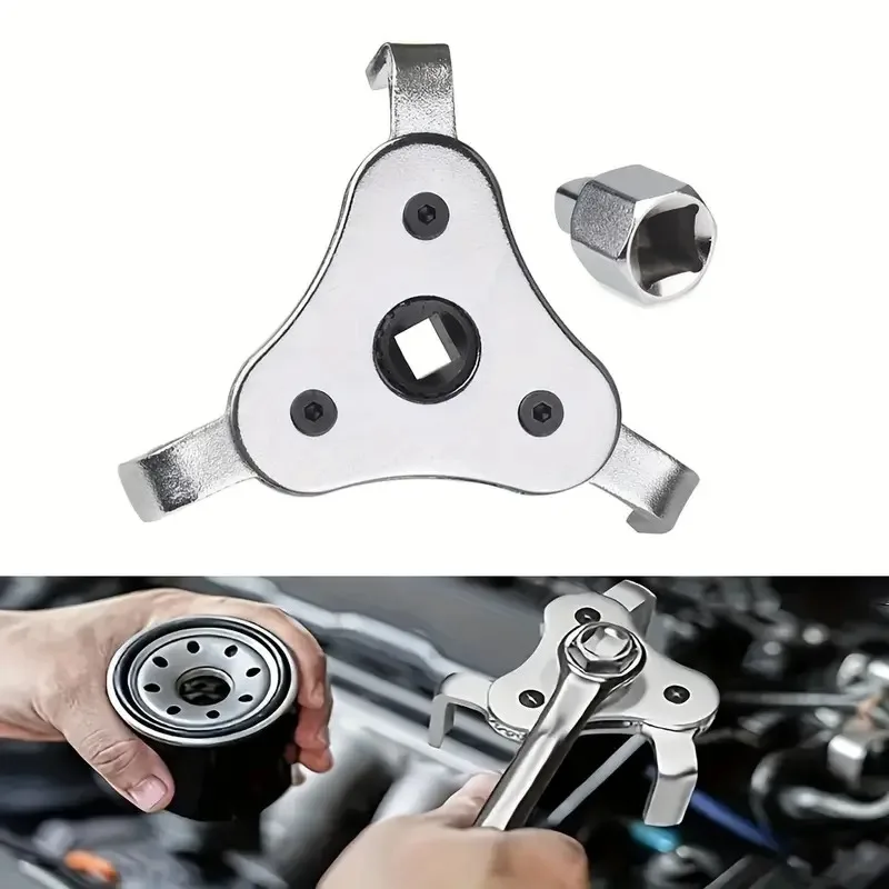 1Pcs Brand New Universal Oil Filter Wrench Adjustable Install Uninstall Removal Key Repairing Tool Car Repair Tools Removal Tool