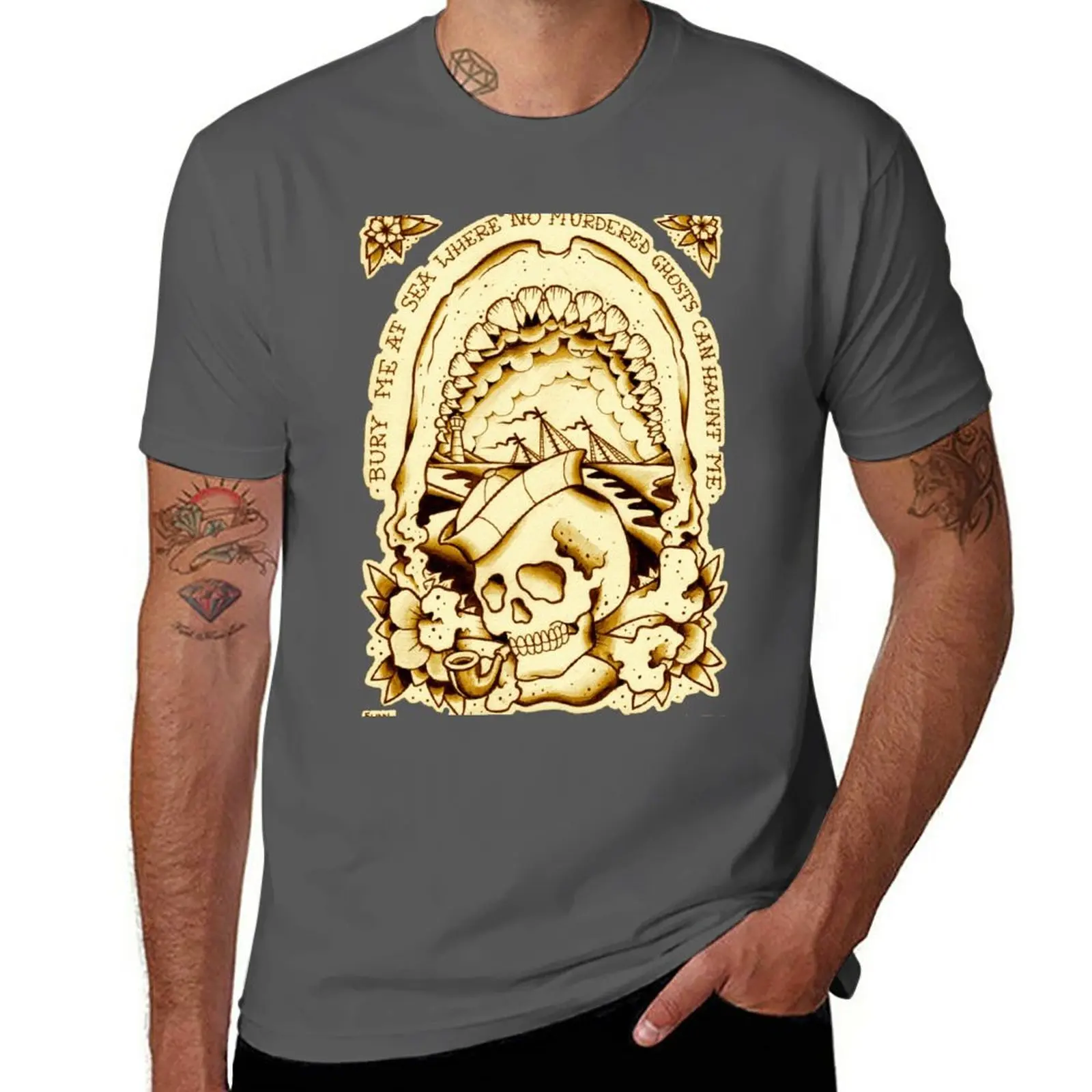 

New Bury Me at Sea T-Shirt Anime t-shirt boys white t shirts quick-drying t-shirt Aesthetic clothing Men's t shirts