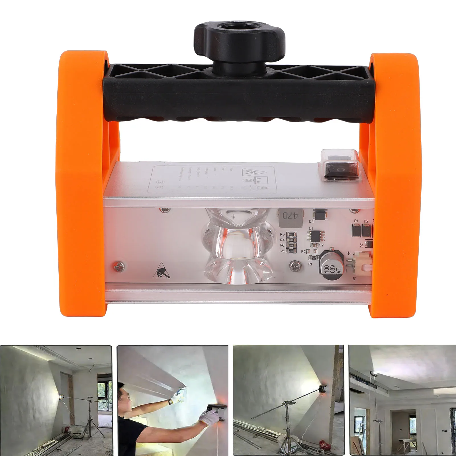 LED Wall Inspection Light Fit for Makita BL1830 Battery Paint Developing Lamp for Polishing Finishing Acceptance 1500LM 120°x5°