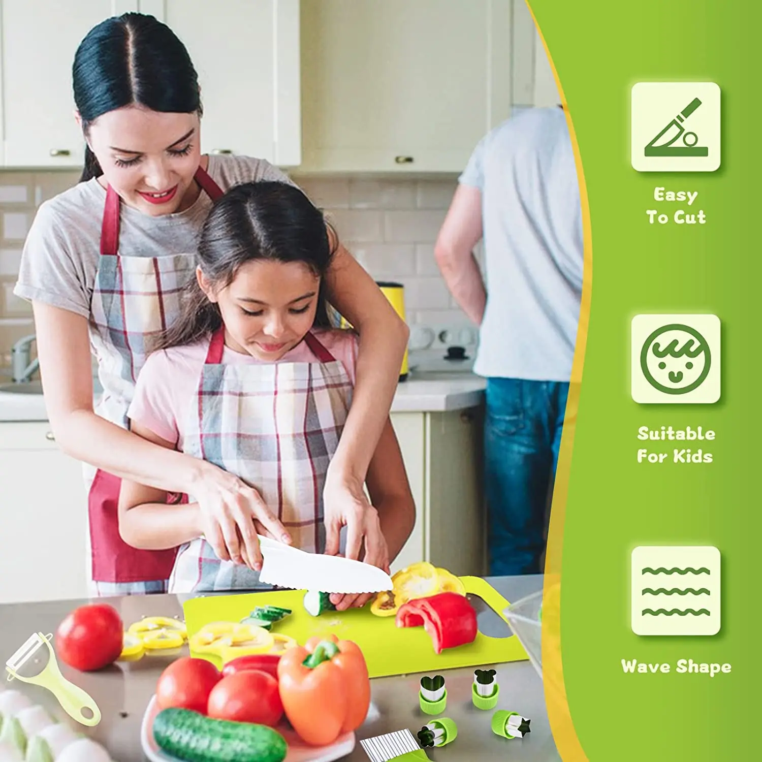 13 PCs Montessori Kitchen Tools for Toddlers-Kids Cooking Sets Real-Toddler Safe Knives Set for Real Cooking image 5