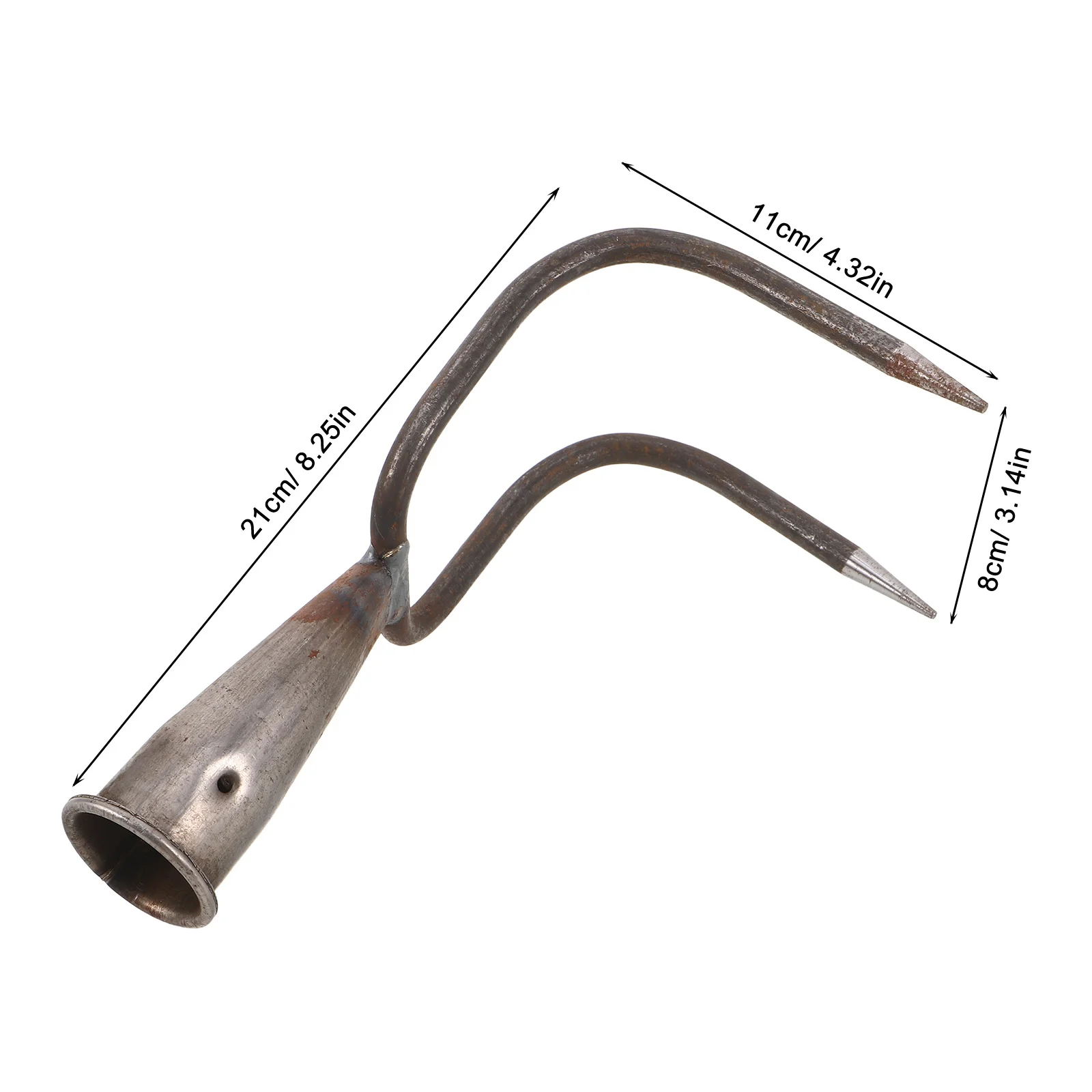 المعادن حديقة أشعل النار رئيس الثقيلة مزدوجة الشق مخلب هوك البستنة أداة لإزالة الأعشاب الضارة زراعة التربة تخفيف التربة اليدوية