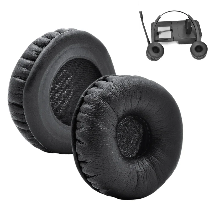 Almohadillas de repuesto para auriculares Logitech H820e H570e H650e, orejeras/funda para auriculares