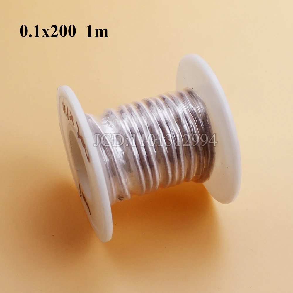 0.1x32 0.1x80 0.1x120 0.1x 200/280Strand Litz Wire 0.1mm Multi Stranded Polyester Silk Wrapped Copper Wire Yarn Wrapped Wire