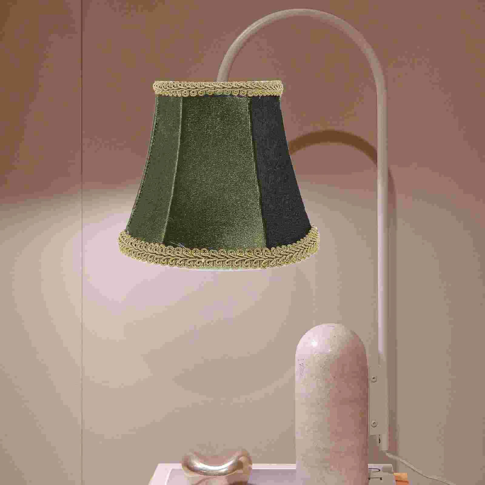 Lamp Shade Accessory Cloth Lampshade Retro Style Replacement Barrel Shades Wall Light Floor Desk Lampshades for