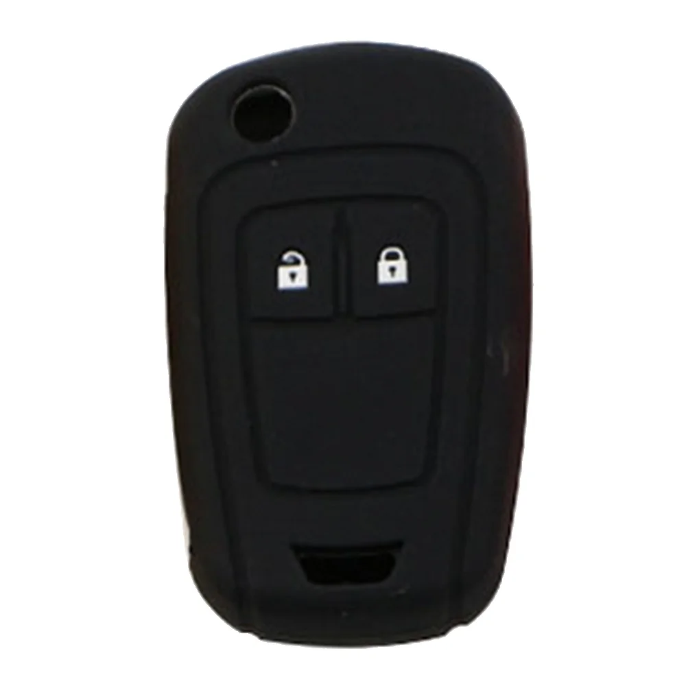 2 Buttons Silicone Car Remote Key Cover Case for Chevrolet Chevry Cruze Sedan Hatchback Malibu Trax Aveo 2009 - 2015