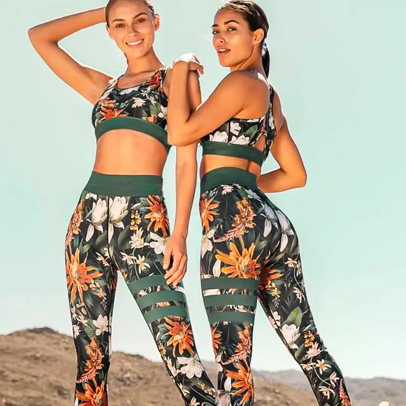 Spot cross-border speedway pop-up belly high waist yoga pants digital printing mesh bottoms