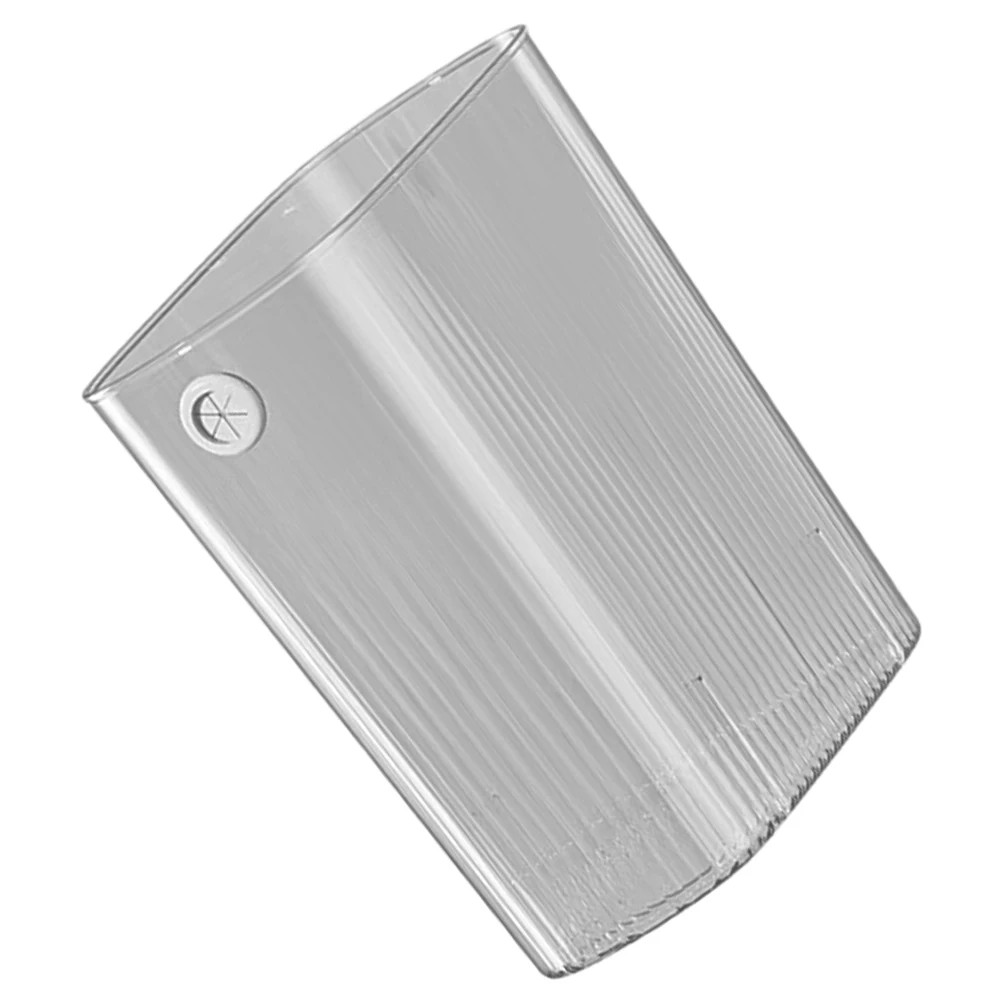 

Slim No Press Ring Trash Can Grey Garbage Bin Kitchen Bedroom Bathroom Waste Basket Plastic Container Home Recycling