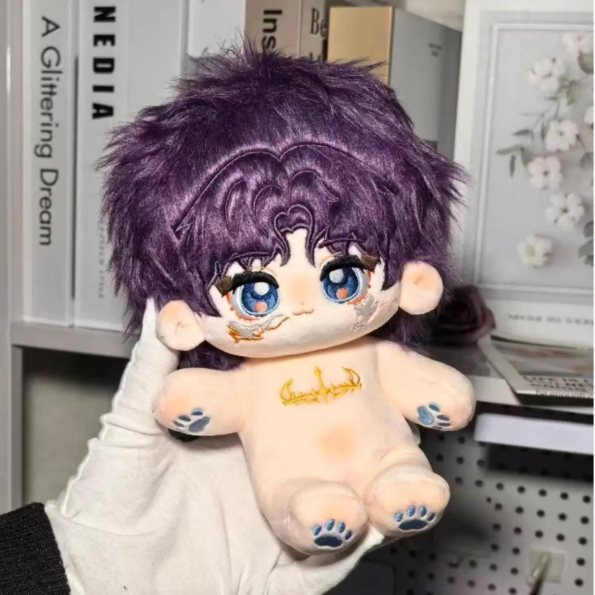 

Love , Universe ,Throne of Poetry ﻿Series Rafayel Love and Deepspace Cotton Doll 20CM Anime Figures Skeleton Body Toys