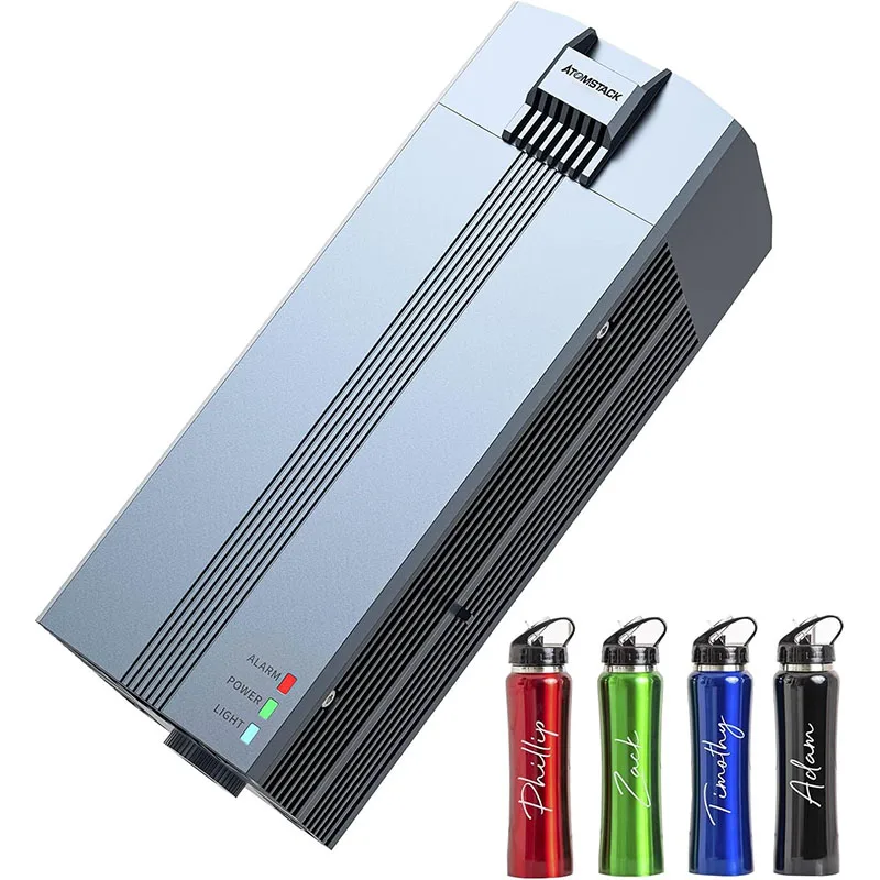 Módulo láser Atomstack R30 V2, punto láser Circular de 0,03mm, energía de pulso de 20000Hz para grabar Metal, plástico, ABS, acrílico