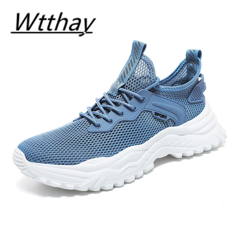 

Men Summer Casual Shoes Fashion Breathable Walking Shoes Lightweight Boat Shoes Rubber Flat Men Shoes Outdoor Wading Men Sneaker