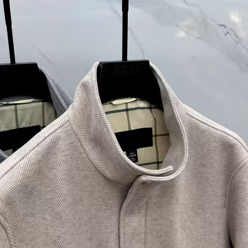 

Простая повседневная куртка с воротником-стойкой LP Mohair 25AW