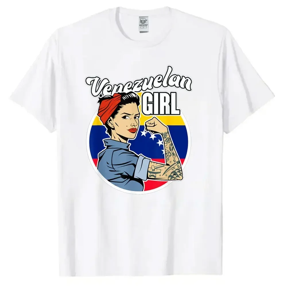 Arepas Latin America Venezuelan Men Girls Gift Women T-Shirt Long Live Venezuela Graphic Girl Patriotic Summer ShortSleeve Tops