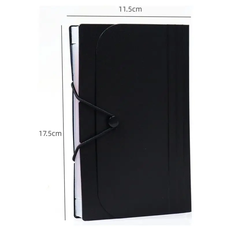 [NEW!A25P】 2 Pack A6 File Case Notecard Container With Dividers And 13 Expandable Pockets For Recipe Coupon Stickers