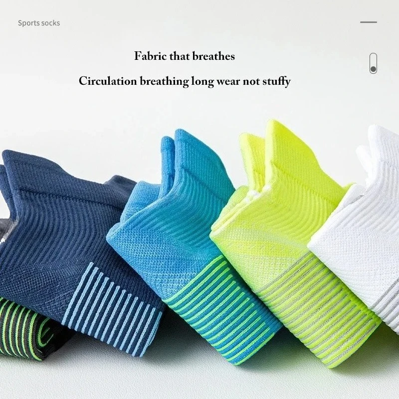 3pairs/Lot Woman Men's Socks Compression Breathable Basketball Sports Cycling Running Towel Socks High Elastic Tube Socks