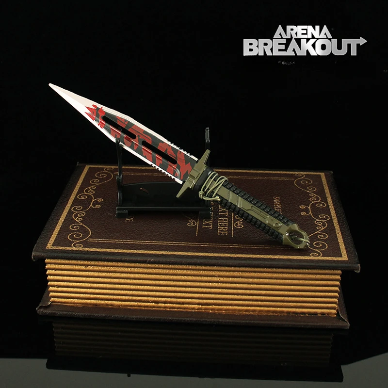 23 centimetri Arena Breakout Weapos Spada Vittoria Saber Gioco Periferico Modello In Metallo Collezione Ornamenti Artigianato Ragazzo Regalo Di Compleanno Giocattoli