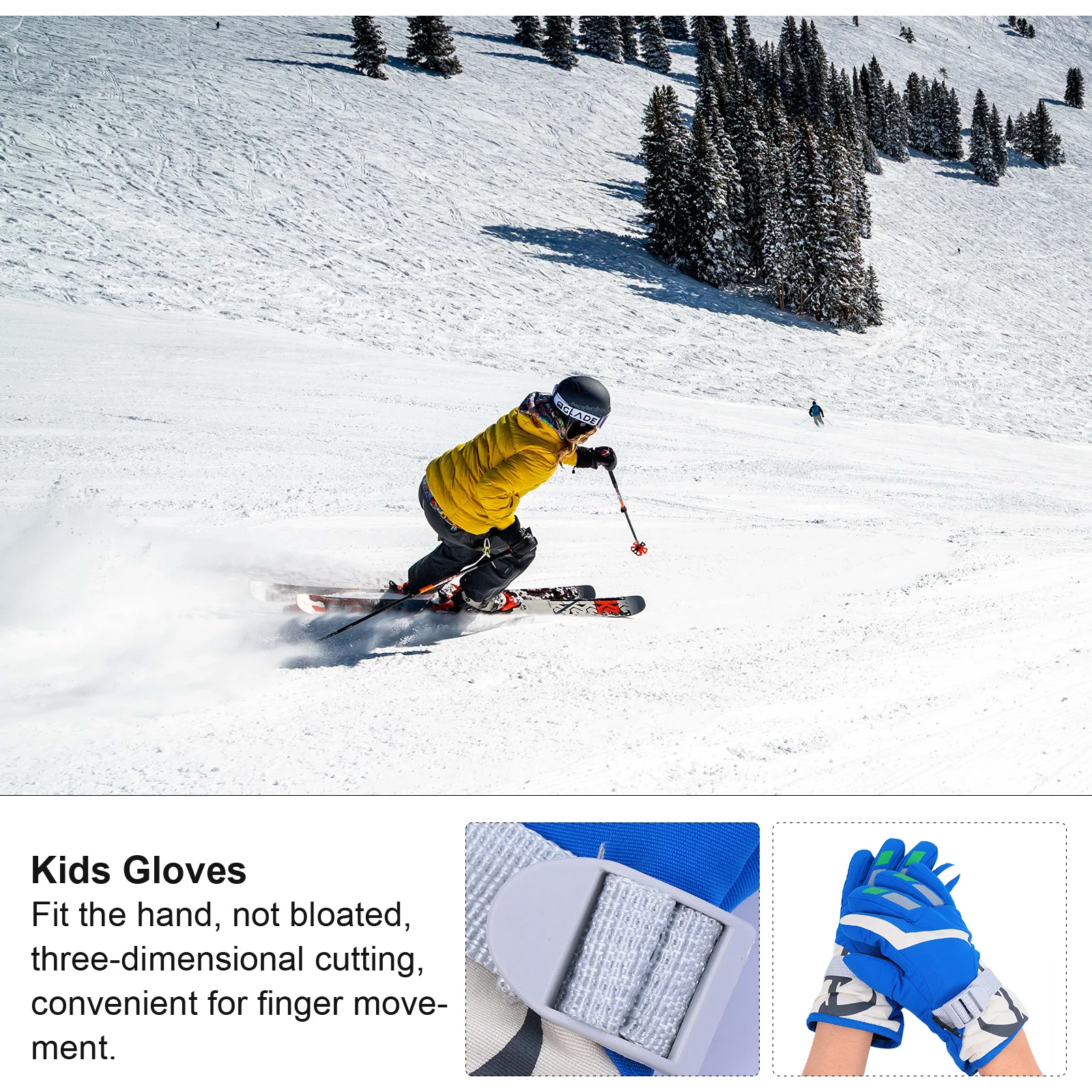 1 ペアの手袋 サイクリング スキー ハイキング 登山 耐久性 軽量 実用的 屋外使用 良い体験