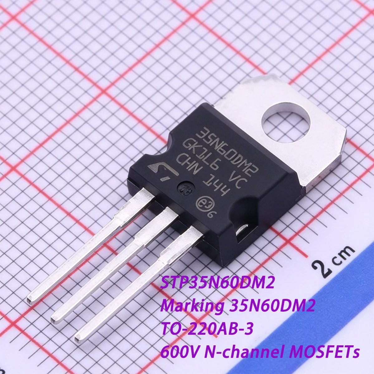 1PCS STP35N60DM2 Marking 35N60DM2 TO-220AB-3 600V 28A 210W 110mΩ 0.11Ω ohm N-channel NEW Original Field-Effect Transistor MOSFET