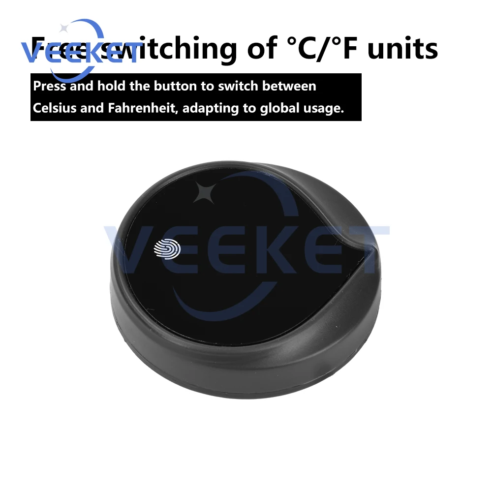 LED ميزان الحرارة الرقمي خزان الأسماك استشعار درجة الحرارة حوض السمك اللمس الخوخ على شكل تصميم خزان ميزان الحرارة الإلكتروني 0-60 ℃