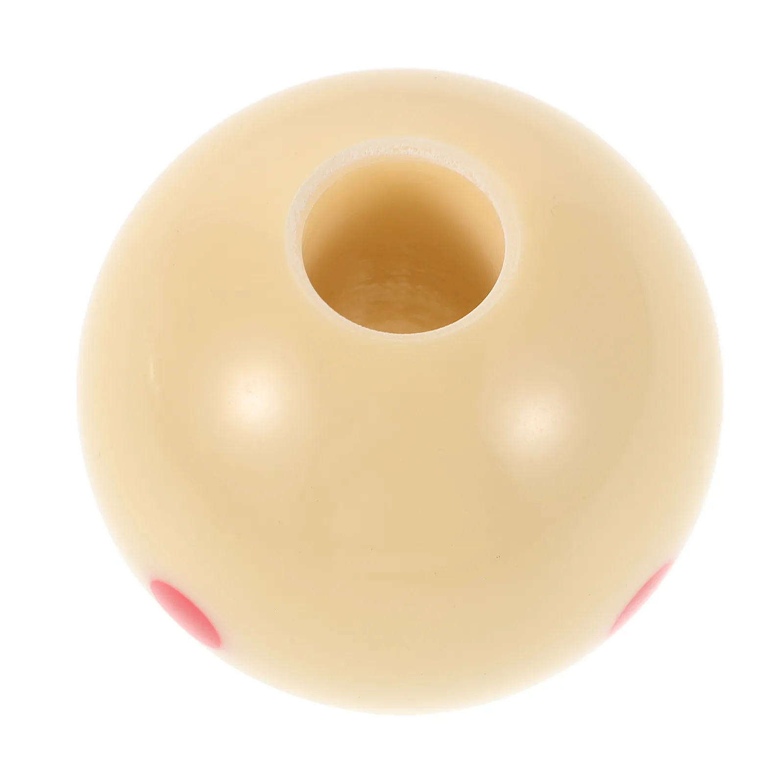 

Billiard Training Cue Ball with Through Hole Design for Cue Accuracy Correction Snooker Pool Practice Wear-Resistant Lightweight