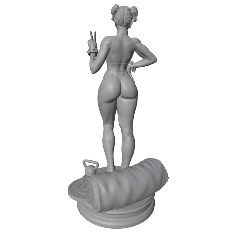 75mm --250mm Sexy Girl Resin Model Kits GK Miniature 3D Printed Gray Model Figurine DIY Doll Model Unassembled And Unpainted view 4