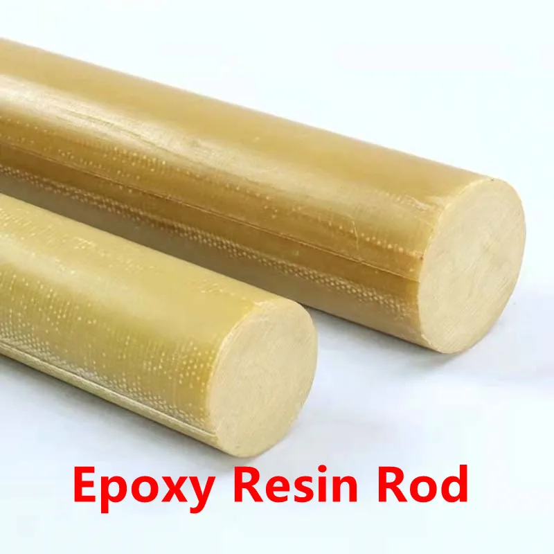 length 50cm Epoxy rod Resin bar Bakelite stick insulation Epoxy resin fiber rod phenolic glass rod dia.8mm~30mm