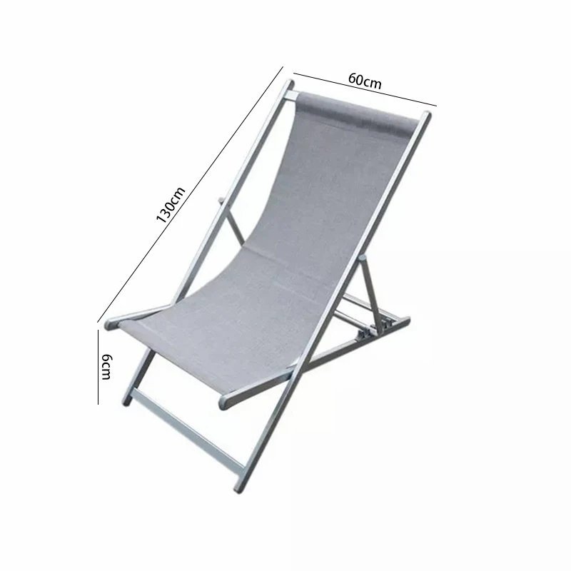 Chaises de plage pliantes ultralégères, mobilier en métal, transat portable, pour voyage, pique-nique, FYBC