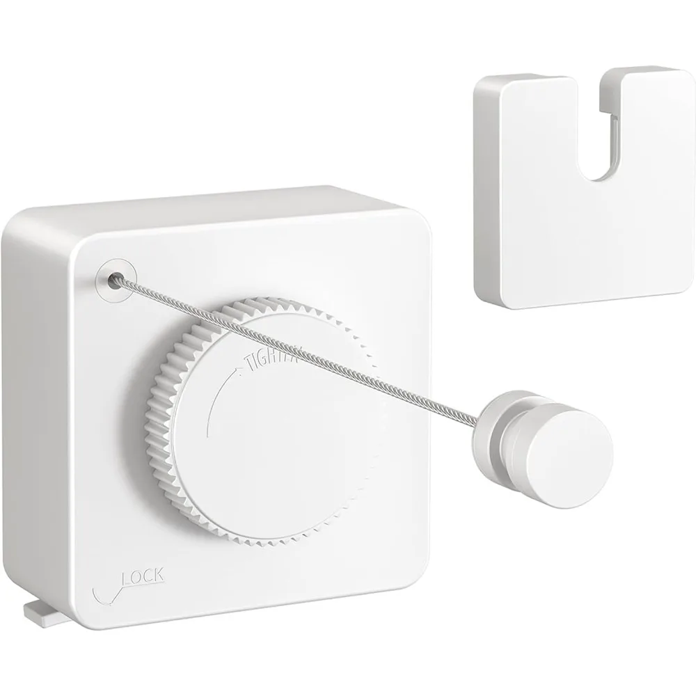 

Retractable Clothesline Heavy Duty Clothes Drying Laundry Line Wall Mounted Easy Hanging Clothes Drying Laundry Line Retracting