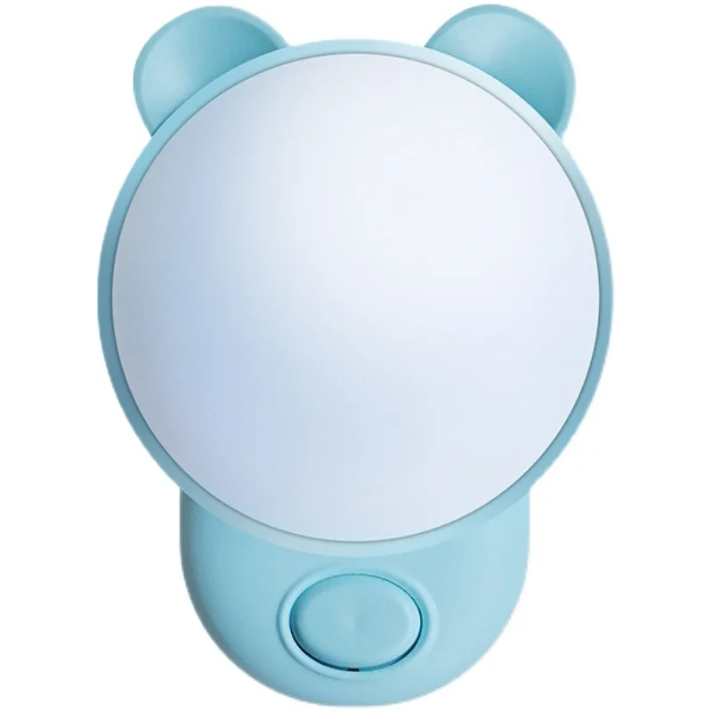 Lampada da comodino luce notturna spina europea luce notturna a LED 220V lampada da camera da letto regalo per bambini lampada da notte carina per corridoio WC