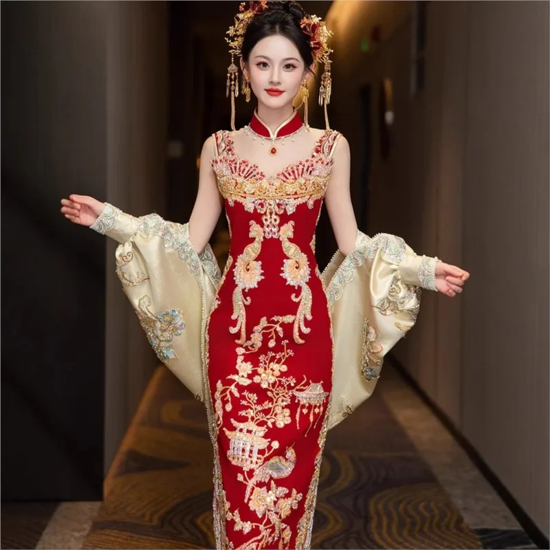 

Here are the latest Chinese-style wedding and attire for toasting