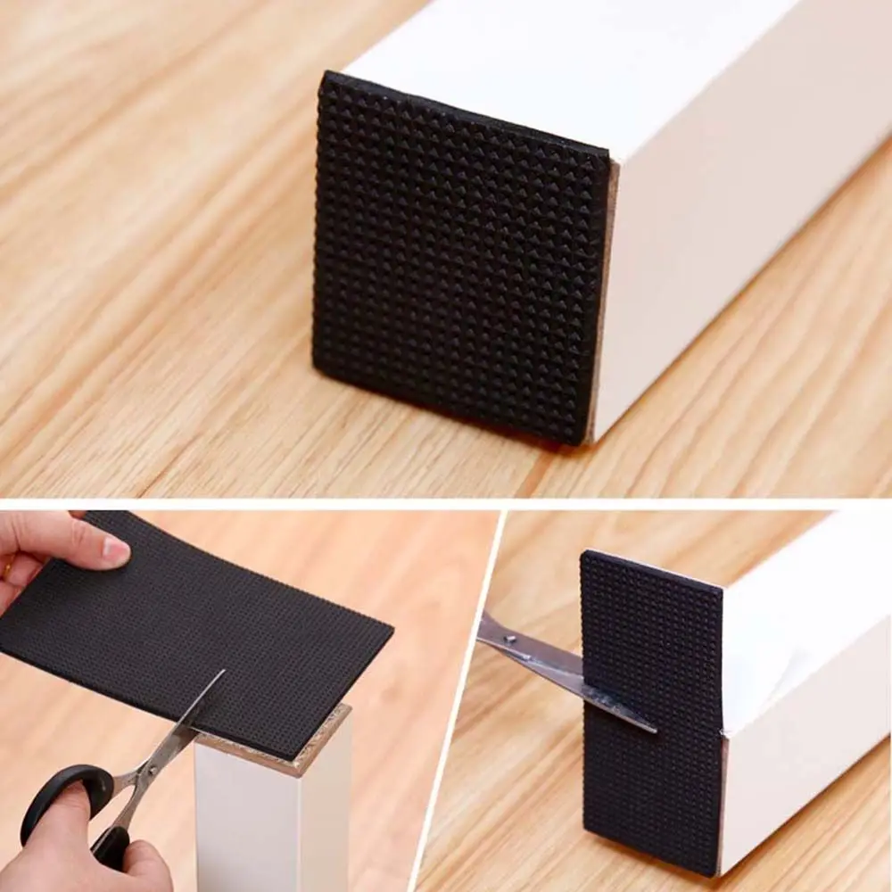Rubber Sofa Table Floor Protectors Mat Self Adhesive Mat Floor Mat Floor Pads Chair Leg Protector Feet Pads