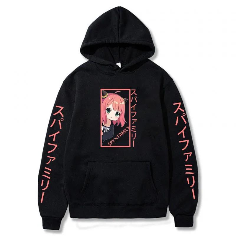 Spy X Family Anime Printed Women's Hoodie Sports Fashion Urban Street Clothing Casual Simple Creative Loose Youth Fashion