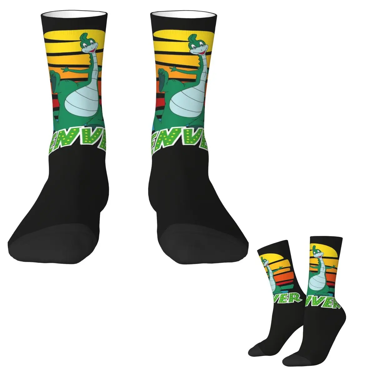 Denvers The Last Dinosaur Funny Socks Autumn Stockings Funny Men Comfortable Socks Design Running Anti Skid Socks