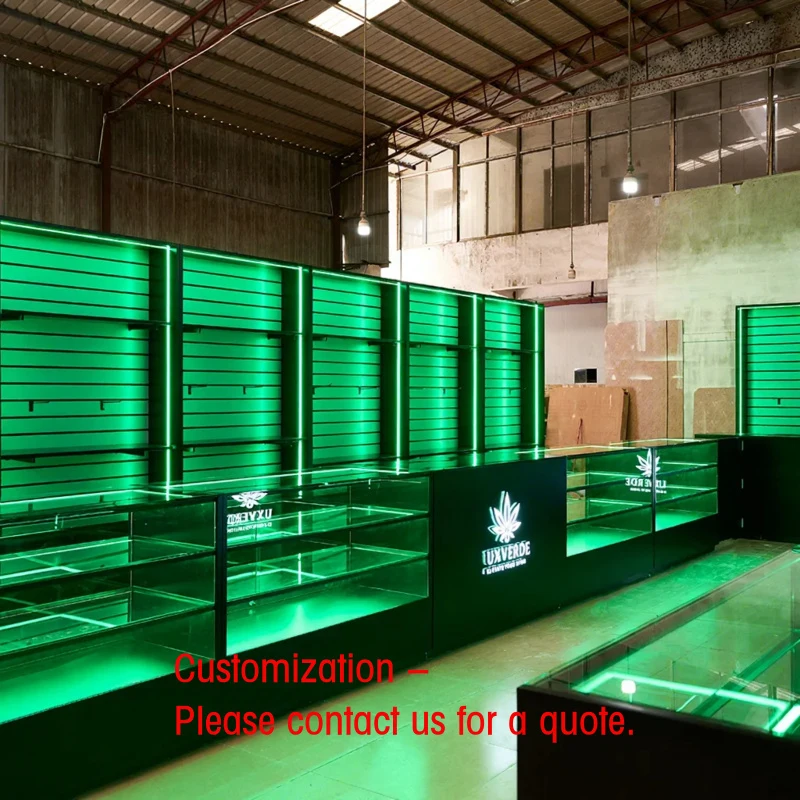 custom.Offline Smoke Shop Decoration Layout Visual Customization One-stop Service Overall Design Solution