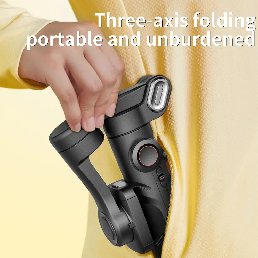 Smart XE 3-Axis Handheld Gimbal Stabilizer for Smartphone with Fill Light for iPhone Android Face Tracking Tiktok Vlog