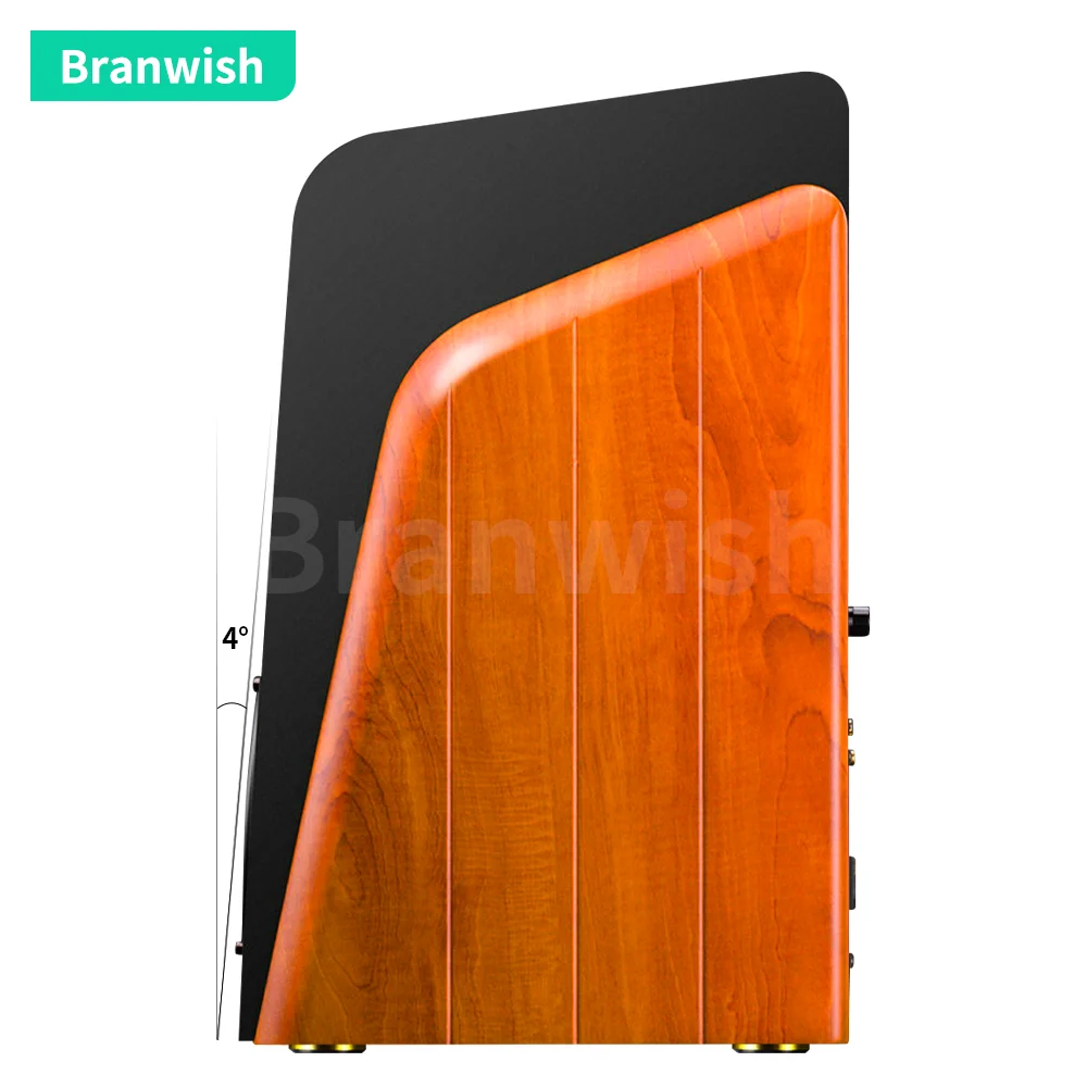 5.0 Bluetooth Speaker 6.5 Inch Active Audio HiFi 3-way Bookshelf Loudspeaker OPT COAX Input For Home Theater Computer TV System