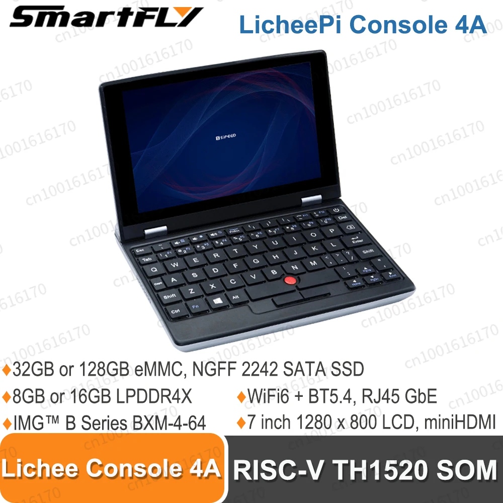 

Sipeed Lichee Console 4A RISC-V Handheld Linux Terminal Debian Pocket Development Board TH1520 SOM Portable Computer 8G/16G RAM