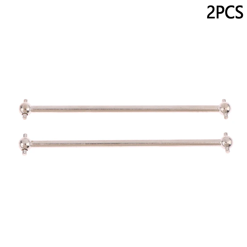 2pcs For HSP 1/10 RC Car Parts Steel Metal Drive Shaft Dogbone Overall Length 61mm 63mm 70mm 77mm 84mm 87mm 89.5mm