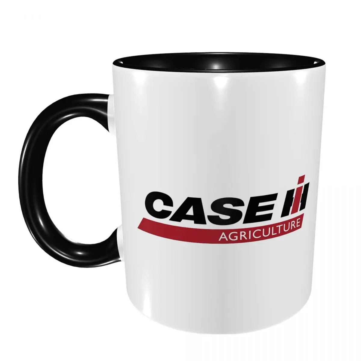 Taza con logotipo de Tractor Case, tazas de café de cerámica divertidas, tazas de té, taza de leche, regalo para mujer y hombre