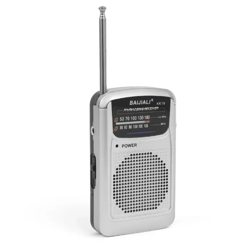 AM FM Portable Radio Battery Operated Dual Band Radio With Telescopic Antenna Music Player Retro Radio Built In Speaker