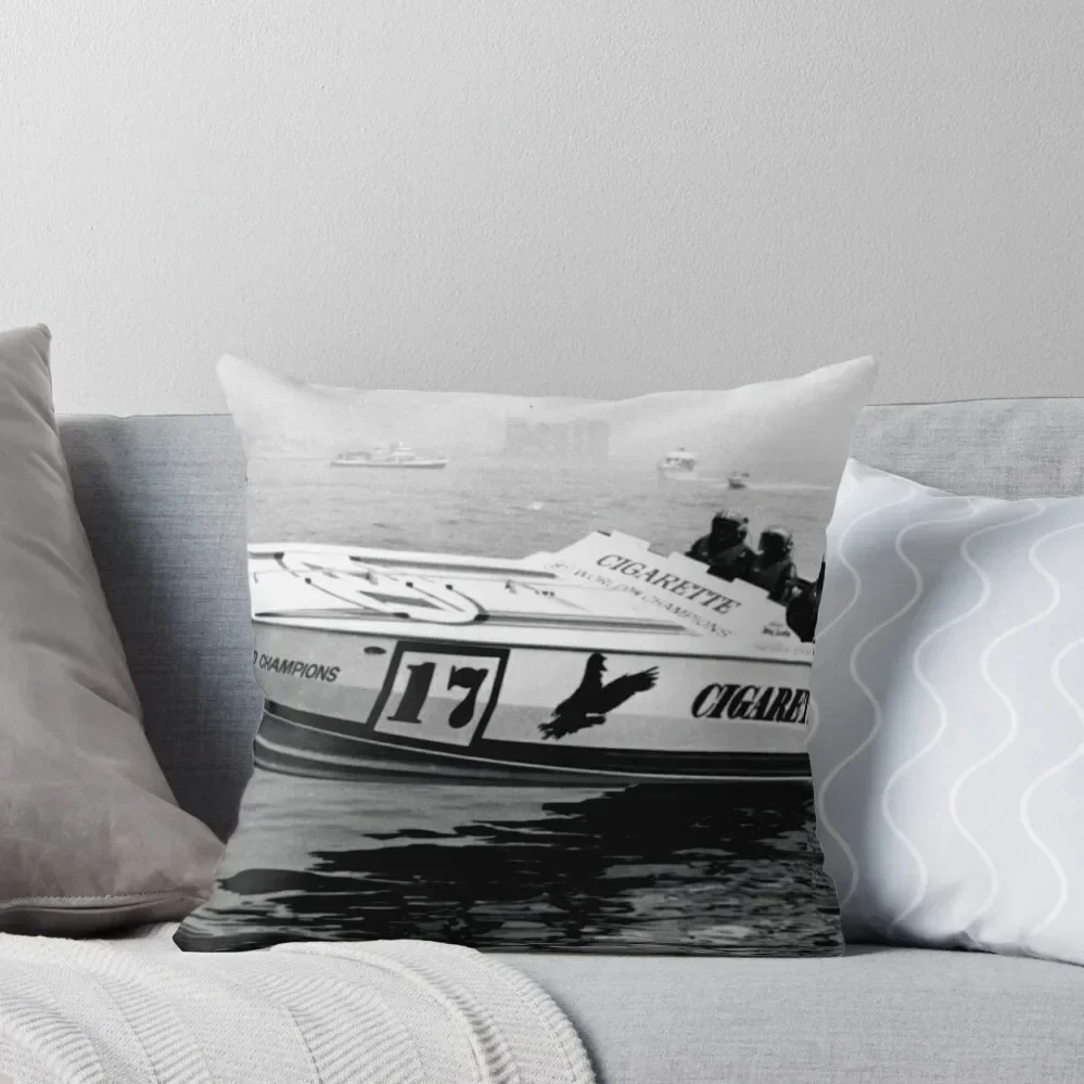 

Cigarette Hawk Racing Throw Pillow Custom Cushion Cushions For Sofa pillow