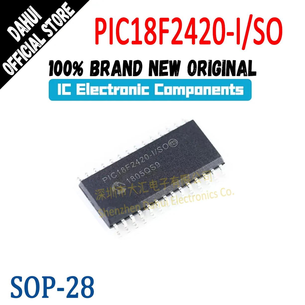 

PIC18F2420-I/SO PIC18F2420 SOP-28 Microcontroller MCU Chip IC New Original