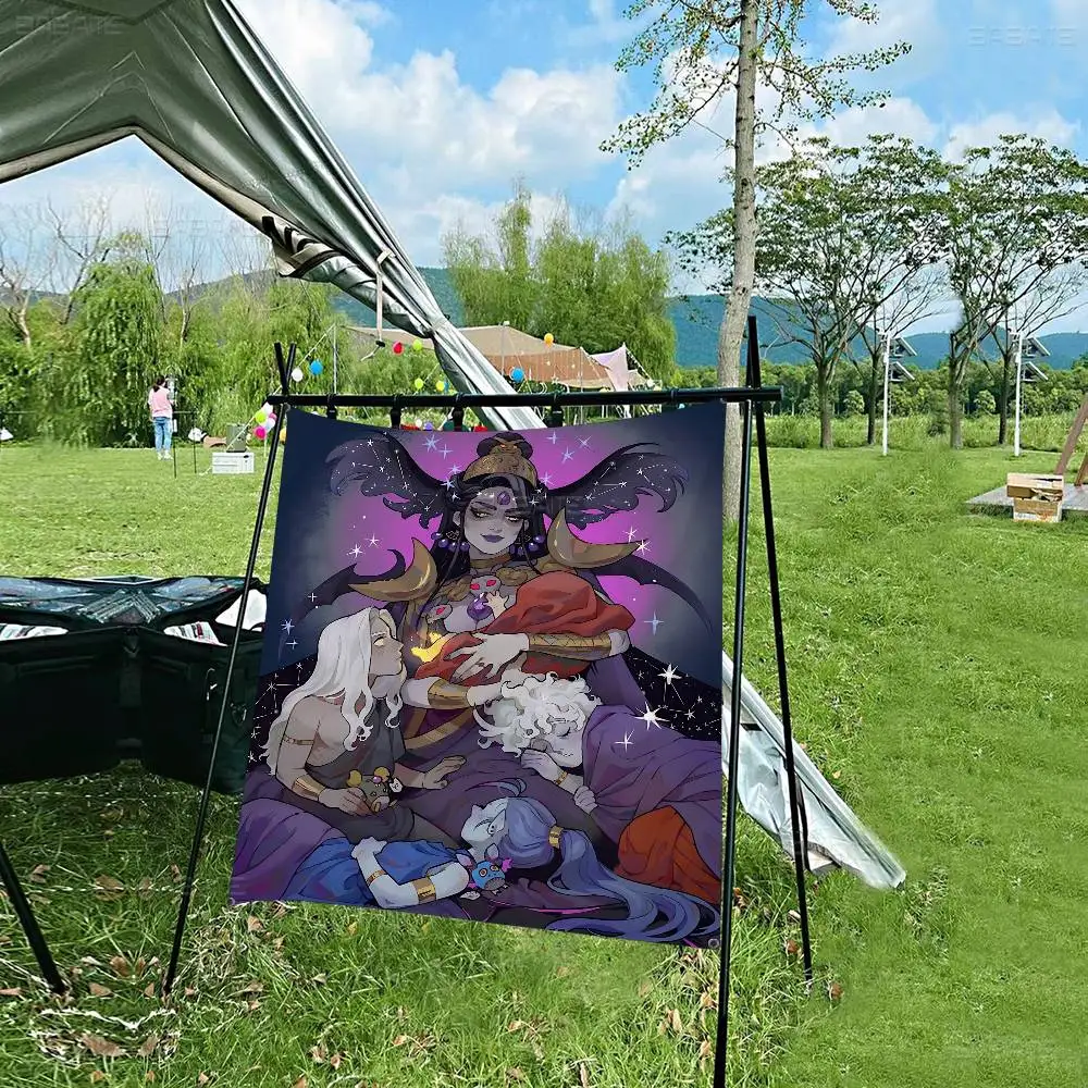 أنيمي H-Hades راية الفن الطباعة اليابانية جدار العلم أنيمي الجدار الشنق ديكور المنزل