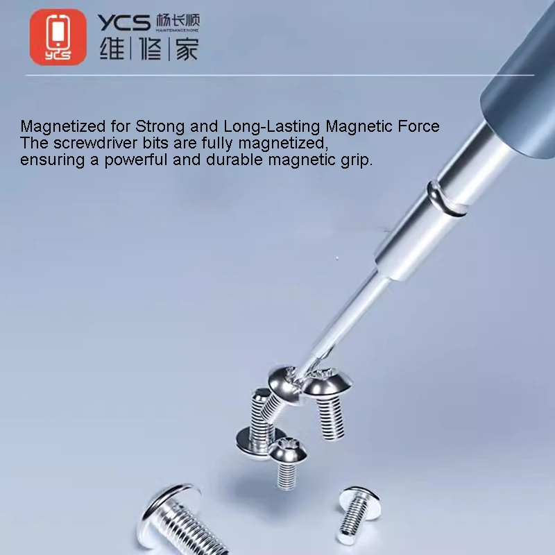 YCS Y101 5 IN 1 2D Precise Screwdriver Set High Precision Magnetic Screwdriver Bits for Disassembly Repair Tool Set