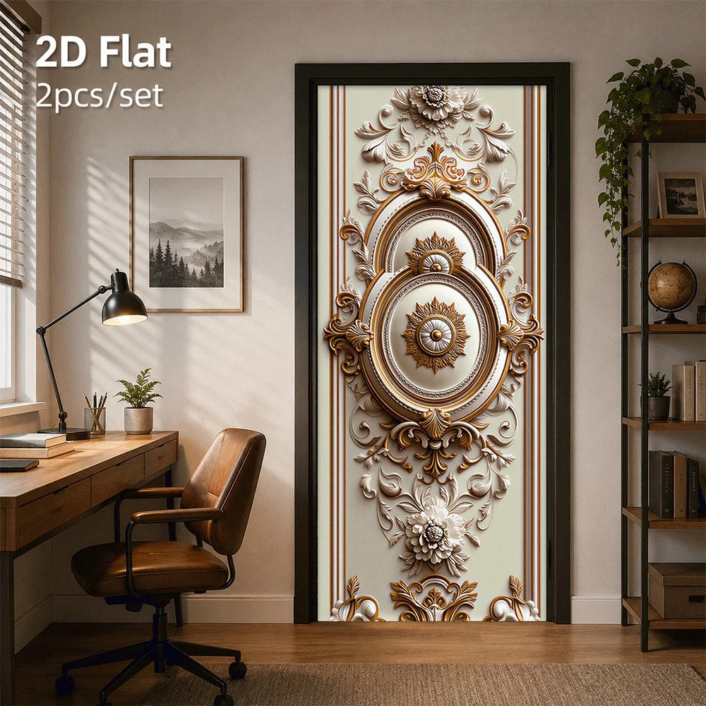 สติกเกอร์ติดประตูลายทองหรูหราส - Luxury Lifestyle Background บทวิจารณ์และราคา